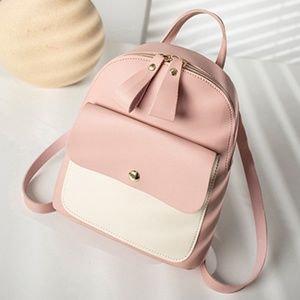 WMNS Two Tone Backpack - Outer Flap Pocket / Hangi